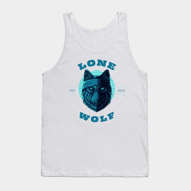 Lone Wolf Tank Top by Pearsville